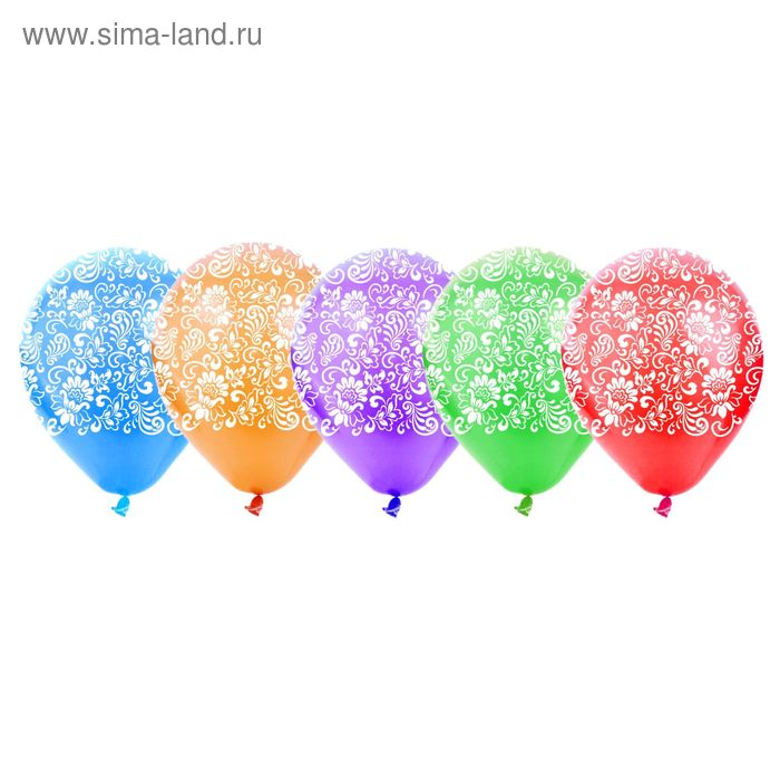 Набор воздушных шаров "Стилиссимо" 12", 5 шт. - Фото 1