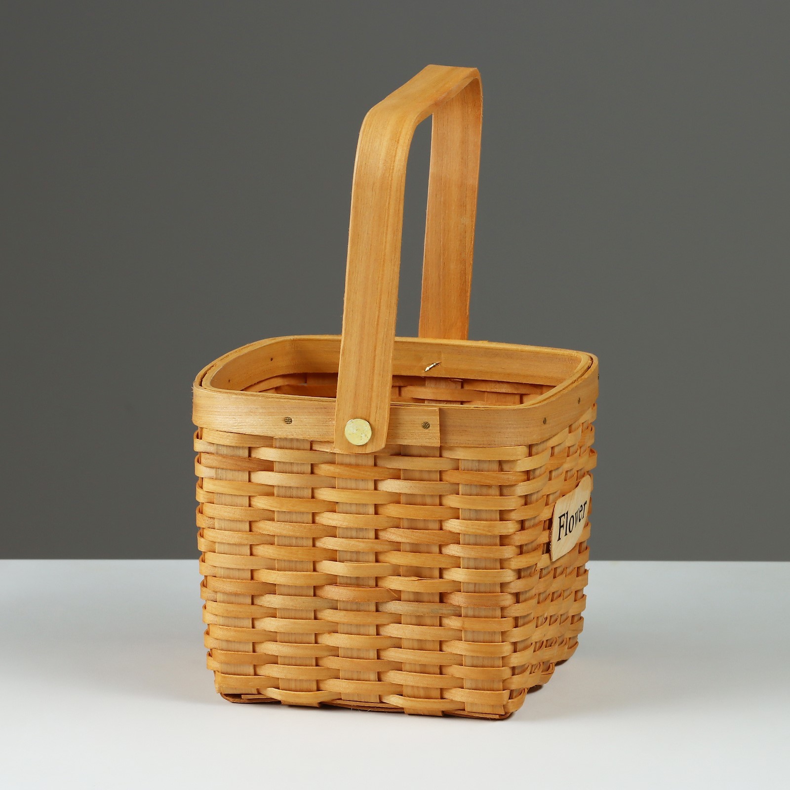 Корзина плетеная, 15 x 15 x 12/24 см, секвойя (10296083) - Купить по ...