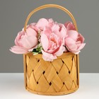 Корзина плетеная, 16 x 12,5/25 см, секвойя - фото 23671086