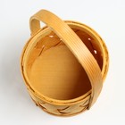 Корзина плетеная, 16 x 12,5/25 см, секвойя - фото 23671088