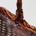 Корзина плетеная, 16 x 13 x 9,5/21,5 см, ротанг - фото 23671094