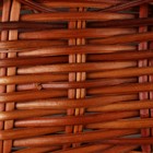 Корзина плетеная, 16 x 13 x 9,5/21,5 см, ротанг - фото 23671095