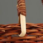 Корзина плетеная, 17 x 11 x 13,5/25,5 см, ротанг - фото 23671122