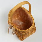 Корзина плетёная, 19×13×12/26 см, секвойя 10296109