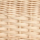 Корзина плетеная, 22 x 14 x 14/29 см, бежевая, ротанг - фото 23671252