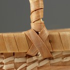 Корзина плетеная, 23 x 12 x 13/25 см, секвойя 10296129