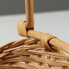 Корзина плетеная, 23 x 12 x 14/27 см, медовая, ротанг - фото 23671271