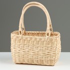 Корзина плетёная, 23×12×7×22/28 см, ротанг 10296132