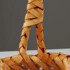 Корзина плетеная, 24 x 13 x 12,5/33,5 см, секвойя - фото 23671319