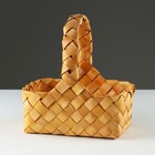 Корзина плетеная 24 x 13,5 x 9,5/25 см, секвойя - фото 23671327