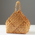 Корзина плетеная, 24 x 14 x 5,5 x 20/27,5 см, секвойя - фото 24321585