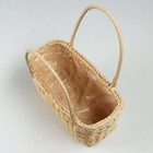 Корзина плетеная, 24,5 x 11,5 x 12,5/27,5 см, ротанг - фото 23671345