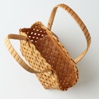 Корзина плетеная, 25 x 15 x 8 x 16/30 см, секвойя - фото 23671350