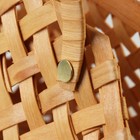 Корзина плетеная, 25 x 15 x 8 x 16/30 см, секвойя - фото 23671351