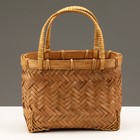 Корзина плетеная, 25,5 х 15 х 18/31 см, секвойя - фото 23671354