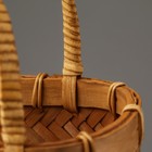 Корзина плетеная, 25,5 х 15 х 18/31 см, секвойя - фото 23671356