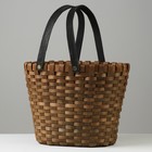 Корзина плетеная, 28,5 x 23 x H23/38,5 см, секвойя - фото 24321610