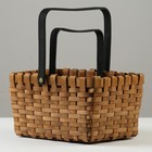 Набор корзин плетёных из 2 шт., 26×22хH15/28 см, 22×17хH12/24 см, секвойя 10296167 - фото 603961
