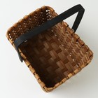 Набор корзин плетёных из 2 шт., 26×22хH15/28 см, 22×17хH12/24 см, секвойя 10296167 - фото 603963