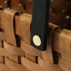 Набор корзин плетёных из 2 шт., 26×22хH15/28 см, 22×17хH12/24 см, секвойя 10296167 - фото 603964