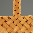 Набор корзин плетеных, 19,5х19,5х13,5/31,5 см, 16х16х12,5/28 см, 2 шт, секвойя - фото 23671449