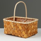 Набор корзин плетеных, 25,5x16x12/26,5 см, 21x11x10,5/22,5 см, 2 шт, секвойя - фото 23671477