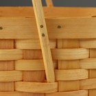 Набор корзин плетеных, 25,5x19,5x12/27 см, 21x15,5x11/22 см, 2 шт, медовый, секвойя - фото 23671485