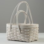 Набор корзин плетеных, 25,5x19,5x12/27см, 21x15,5x11/22 см, 2 шт, секвойя - фото 24321633