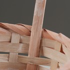 Корзина плетёная, d=18×15×50, персиковая, бамбук - фото 23677888