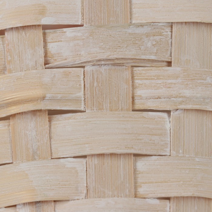 Корзина плетеная, D18 х15х50, персиковая, бамбук