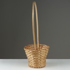 Корзина плетеная, D23 х17/53см, бамбук - Фото 2