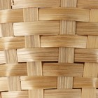 Корзина плетеная, D23 х17/53см, бамбук - Фото 5