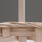 Корзина плетеная, D17 х 9 х 30 см, белая, бамбук - фото 24321689