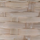 Корзина плетеная, D17 х 9 х 30 см, белая, бамбук - фото 24321690