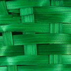 Корзина плетеная, D17 х 9 х 30 см, зеленая, бамбук - Фото 6