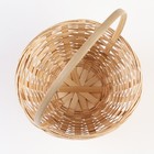 Корзина плетеная, 20 х 11/35 см, бамбук (комплект 2 шт) - фото 24321699