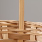 Корзина плетеная, 20 х 11/35 см, бамбук (комплект 2 шт) - фото 24321700