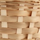 Корзина плетеная, 20 х 11/35 см, бамбук (комплект 2 шт) - фото 24321701