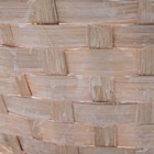 Корзина плетеная, D23 х 17 х 10/36 см, фиолетовая, бамбук - фото 24500654