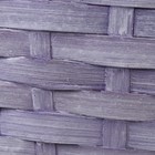 Корзина плетеная, D26 х 13 х 11 см, фиолетовая, бамбук - фото 23705195