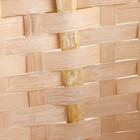 Набор корзин плетеных, D16х10/31 см, D19х10/32 см, D21х11/36 см, 3 шт, жёлтые, бамбук - фото 23725749