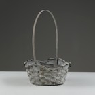 Набор корзин, 19х7,5х9,5/31 см, 22х9х11/34 см, 24х9х11,5/35 см, 3 шт, серые, бамбук - фото 23725809