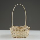 Набор корзин, 19х7,5х9,5/31 см, 22х9х11/34 см, 24х9х11,5/35 см, 3 шт, жёлтые, бамбук - фото 23725815