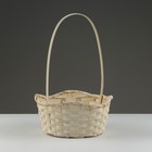 Набор корзин, 19х7,5х9,5/31 см, 22х9х11/34 см, 24х9х11,5/35 см, 3 шт, жёлтые, бамбук - фото 23725833