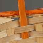 Набор корзин, 19х7,5х9,5/31 см, 22х9х11/34 см, 24х9х11,5/35 см, 3 шт, персиковые, бамбук - фото 23725872