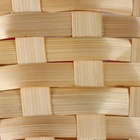 Набор корзин, 19х7,5х9,5/31 см, 22х9х11/34 см, 24х9х11,5/35 см, 3 шт, розовые, бамбук - фото 23725879