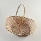 Набор корзин, 26х19х9х10,5/34 см, 33х24х11х13/42 см, 30х21х10х11/38 см, жёлтые, 3шт,  бамбук 1029632 - фото 24604749