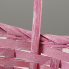 Набор корзин, 26х19х9х10,5/34 см, 33х24х11х13/42 см, 30х21х10х11/38 см,розовые, 3шт,  бамбук 1029632 - фото 23725903