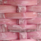 Набор корзин, 26х19х9х10,5/34 см, 33х24х11х13/42 см, 30х21х10х11/38 см,розовые, 3шт,  бамбук 1029632 - фото 23725906