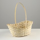 Набор корзин, 26х19х9х10,5/34 см, 33х24х11х13/42 см, 30х21х10х11/38 см, жёлтые,  бамбук - фото 24177952